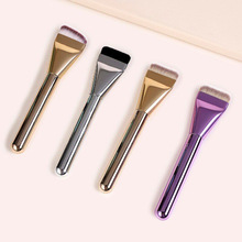 新款小红书超薄一字型粉底刷平头轻薄遮瑕化妆刷单支美妆工具现货