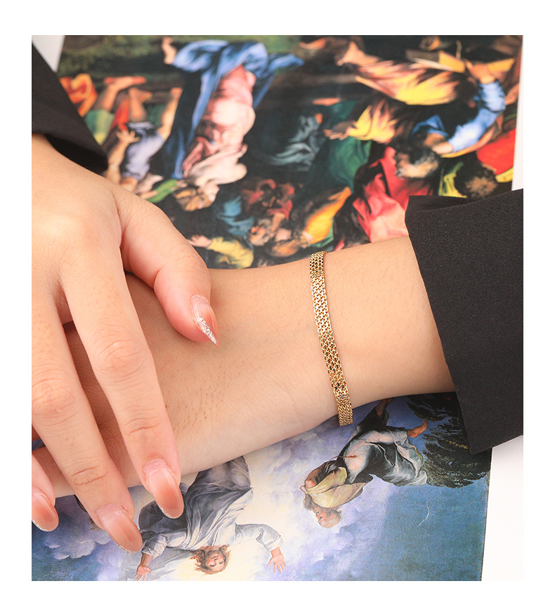 Bracciale in argento sterling stile freddo moda leggero lusso intrecciato cavo_voghion.com