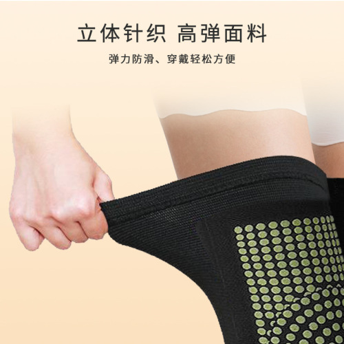 Extended autumn and winter mugwort double-sided knee pads for warmth, cycling and sports knee pads, indoor and outdoor leg protection products for men and women