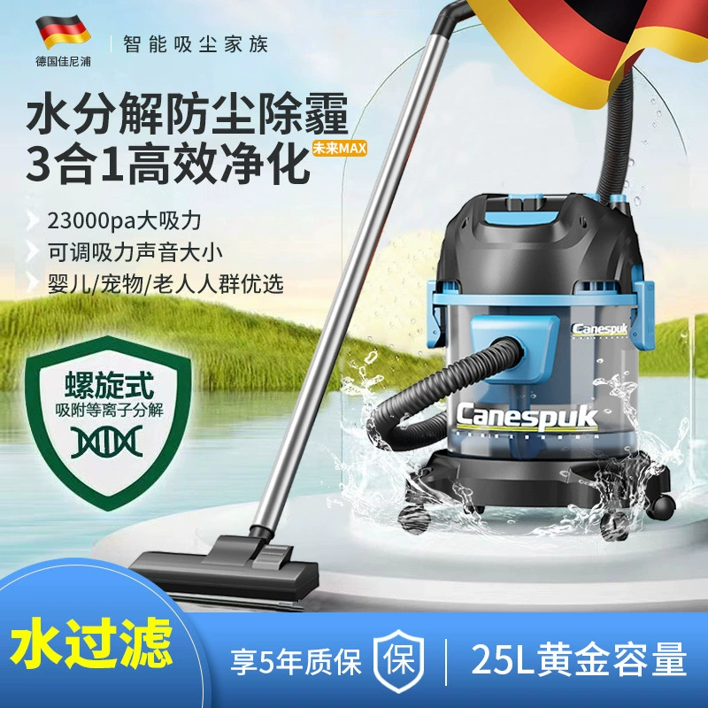 Немецкий пылесос CANESPUK с фильтрацией воды, домашний бытовой пылесос с большим всасыванием, небольшой мощный, для рекультивации земель, для уборки в отелях