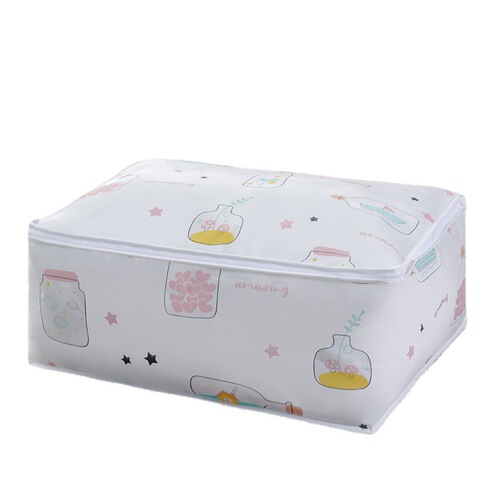 Waterproof and Moisture-Proof Clothing and Quilt Storage Bag, Plastic Household Dustproof Bag, Quilt Moving-Specific Organizing Bag
