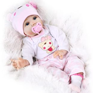 Foreign Trade E-Commerce Aliexpress Ebay Recommends 55cm Cloth Body Reborn Doll Vinyl Artificial Doll Cowboy