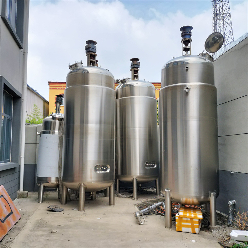 销售二手不锈钢发酵罐  化工真空发酵设备 不锈钢双层立式密封罐