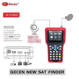 GECENSF-3700GC卫星寻星仪Finder DVB-S/S2调星仪 监控角度测试仪