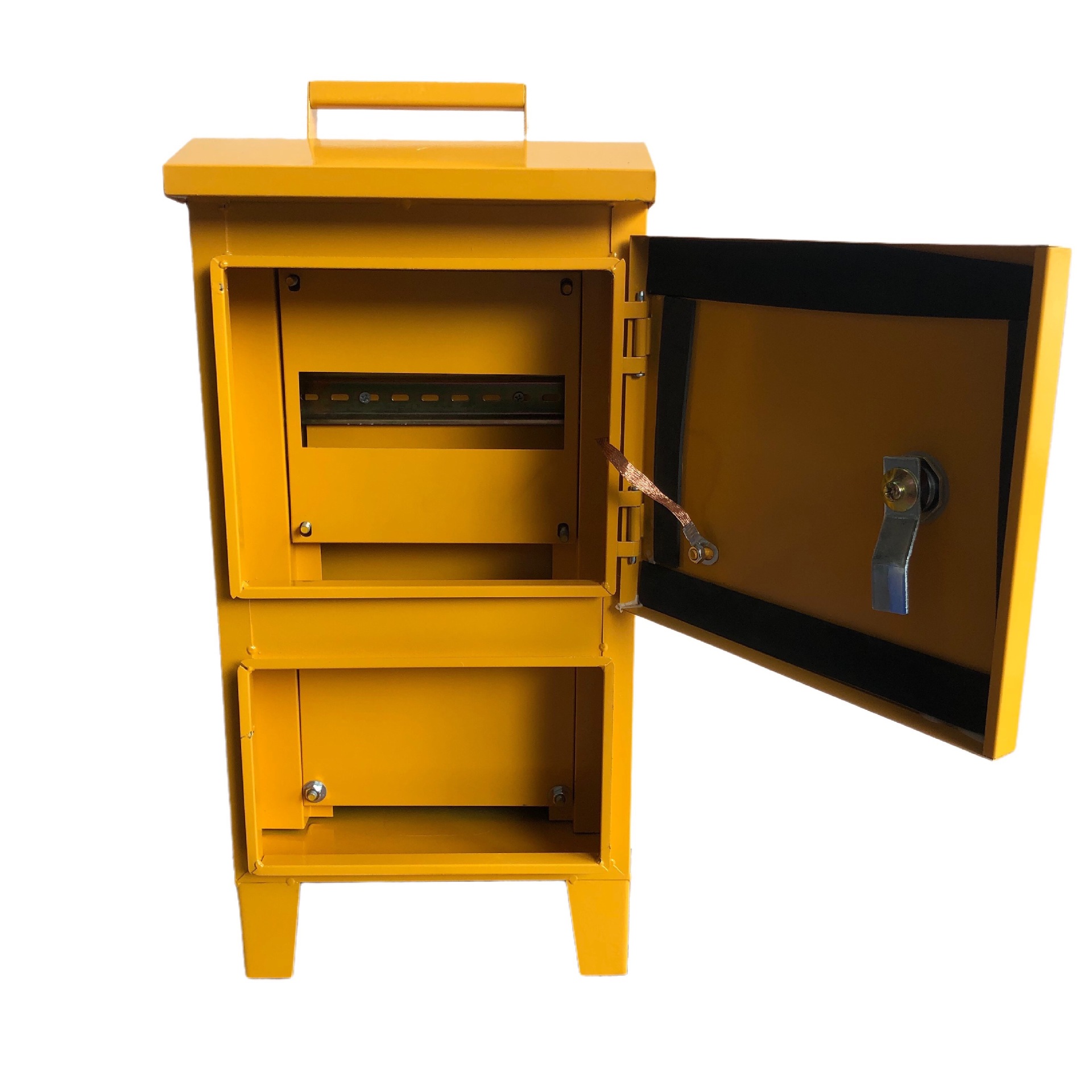 工地临时配电箱手提移动空箱室外电箱工地施工黄色建筑配电箱