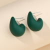 Resin, retro acrylic small earrings, South Korea, simple and elegant design