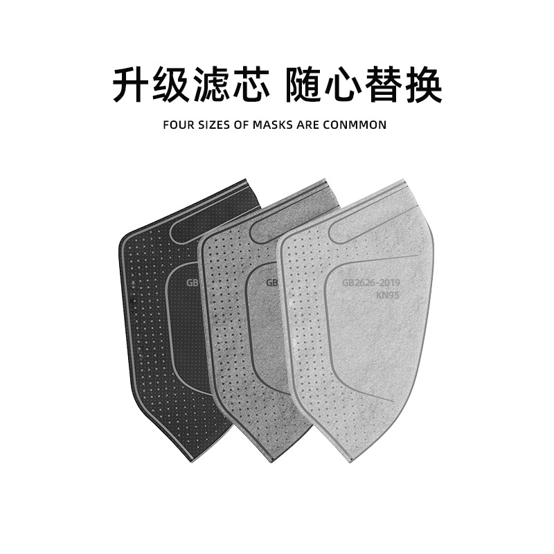 一次性口罩垫pm2.5过滤片颗粒物过滤棉跨境带鼻梁条口罩折叠滤芯