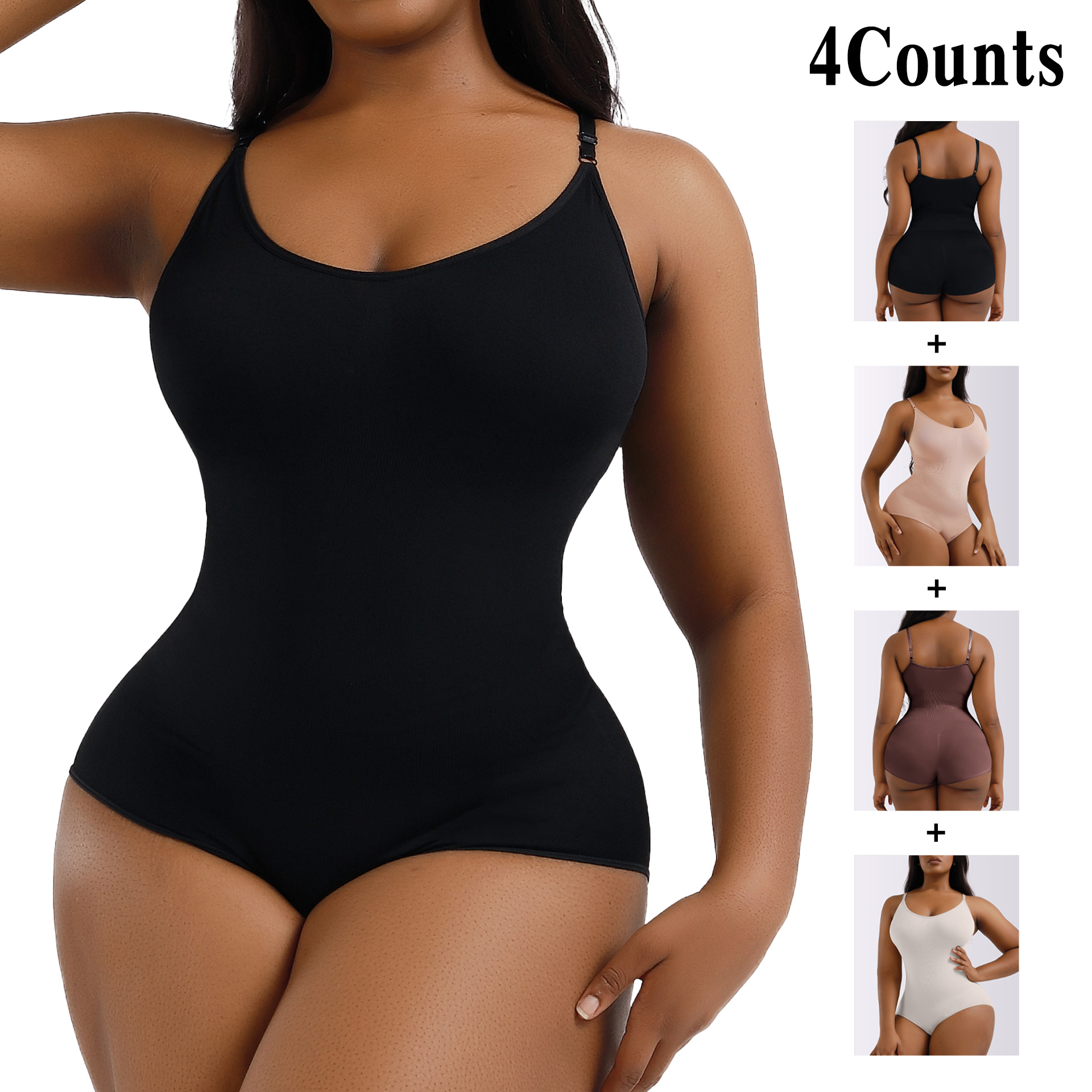 39509 Black Skin Brown Cold Grey (4 Pack)