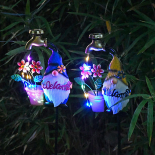 Cross-Border Solar Faucet Garden Light Outdoor Garden Christmas Dwarf Lawn Light Festive Atmosphere Ground Lamp