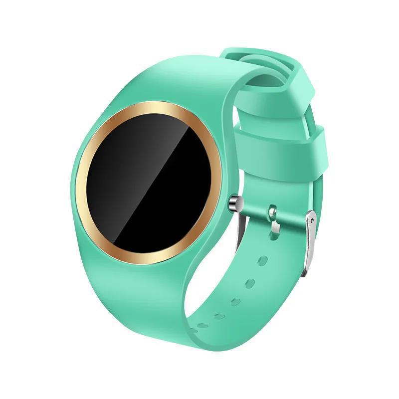 Reloj digital para mujer, reloj de silicona para niña, personalidad redonda