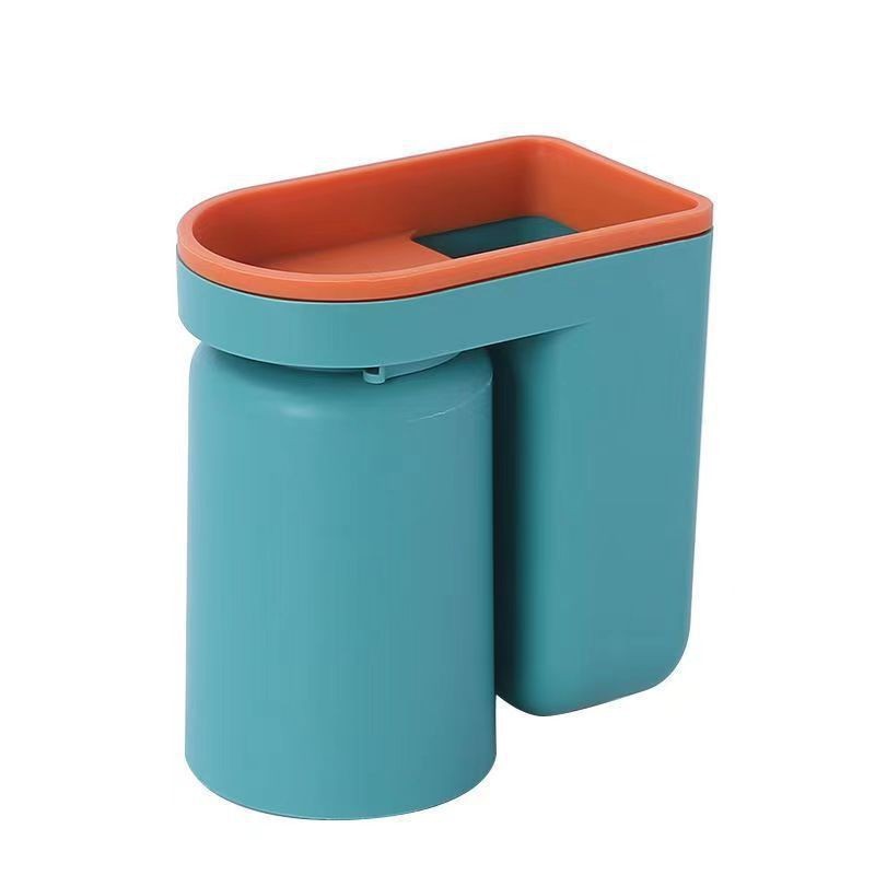 Support brosse à dents mural avec gobelet pour salle de bain_voghion.com