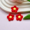 Red, flowered, 26mm