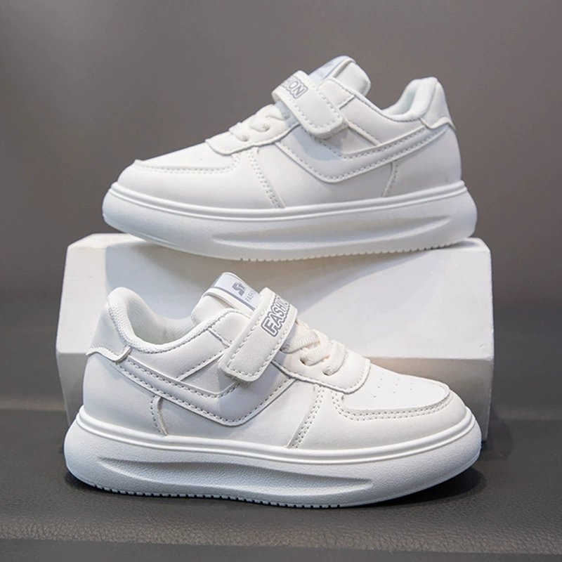 Детская маленькая белая обувь мужская и женская детская доска обувь весна и осень новая студенческая обувь дикая детская повседневная обувь на мягкой подошве