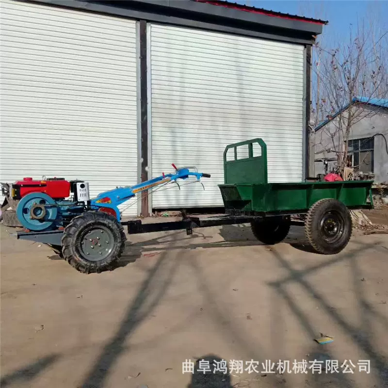 常柴手扶拖拉机15马力柴油电启动耕地机农用运输犁地手扶拖拉机