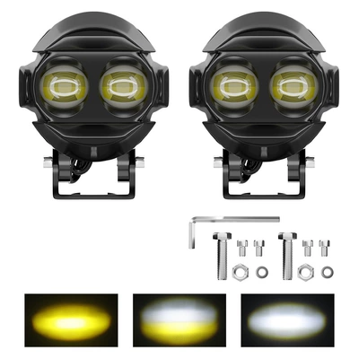 Cross-Border Hot-Selling Motorcycle Led Motorcycle headlights, headlights - new-water-bird-two-beads-set