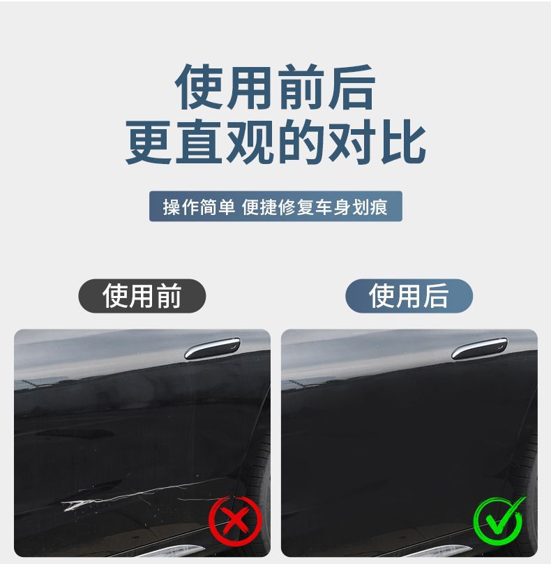 Paint Touch Up Pen Scratch Remover for Mercedes-Benz E-Class C-Class E300L/GLC300L/C260