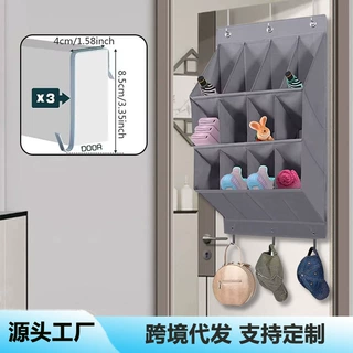 定制门后收纳挂袋壁挂式鞋袋多层杂物整理储物牛津布宿舍神器