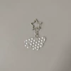 Pentagram transparent wings pendant