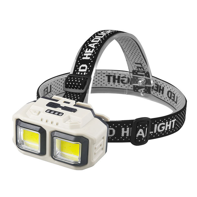 Outdoor Headlight Strong Light Rechargeable Work Light Super Bright Head-Mounted Night Fishing Light Outdoor Special Lighting Strong Light Headlight