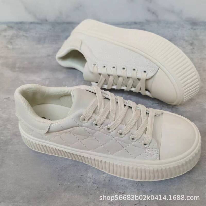 DDOO67-008 spring thick-soled white shoes 2023 new popular versatile sneaker street shooting casual shoes DDOO67-008 spring thick-soled white shoes 2023 new popular versatile sneaker street shooting casual shoes