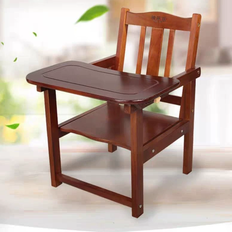 Детский обеденный стол, стульчик для кормления, стул с спинкой, детский табурет, обеденный стол, для малышей, для детей, бытовой детский стульчик для кормления, массив дерева