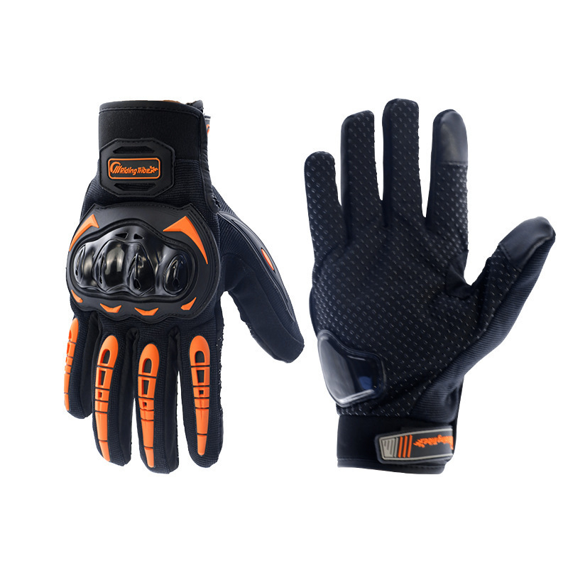 Motocicleta guantes de montar de dedo completo coche de carretera de verano hombre pantalla táctil anti-caída antideslizante motocicleta de montaña de fábrica