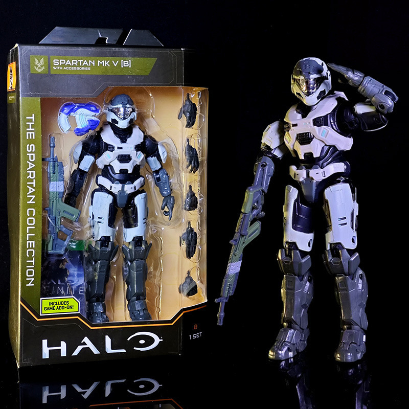 Must enter! HALO Infinite Aura Infinite WCT Sergeant Chief N6 6.5 Inch Movable Children Model Toy