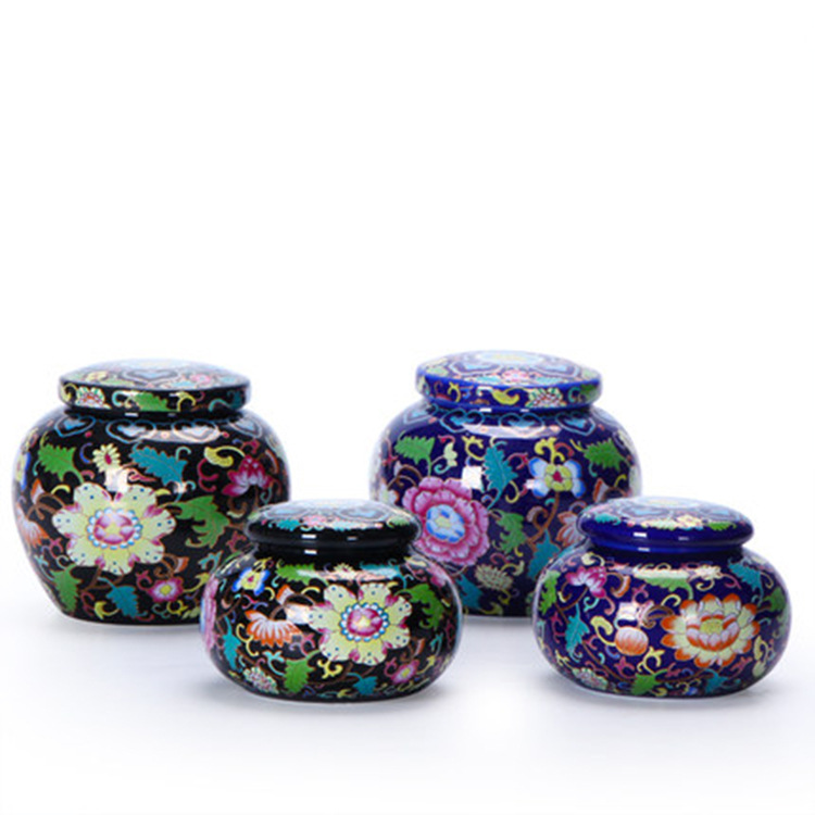Enamel, porcelain small handheld retro tea