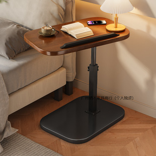 Sofa Side Table Movable Adjustable Bedside Table 2024 New Rotating Small Coffee Table Bedroom Dormitory Foldableing Storage Rack