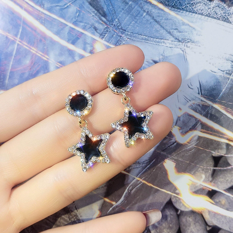 Серьги, серебряная игла, интернет-знаменитость, образец серебра 925, 2024 год