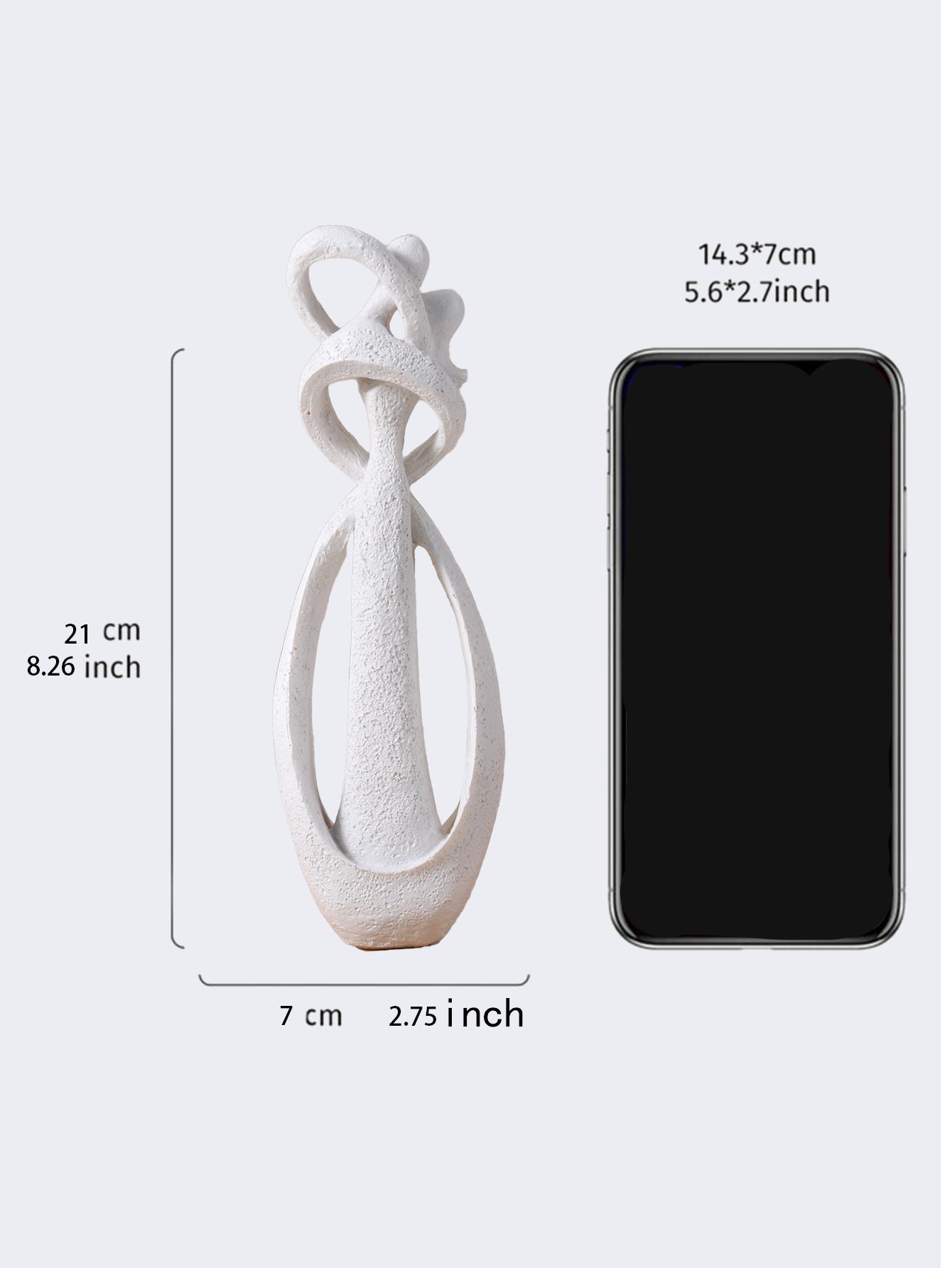 Artesanías de resina adornos personajes abstractos arenisca artística creativa decoración del hogar regalos de boda