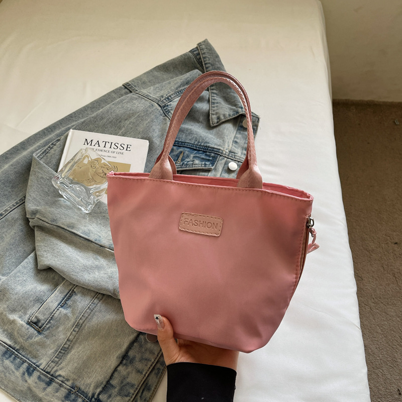 Verano simple y casual bolso pequeño de mano nuevo teléfono móvil bolso cuadrado pequeño bolso de compras todo fósforo bolso de tela ligero image 8