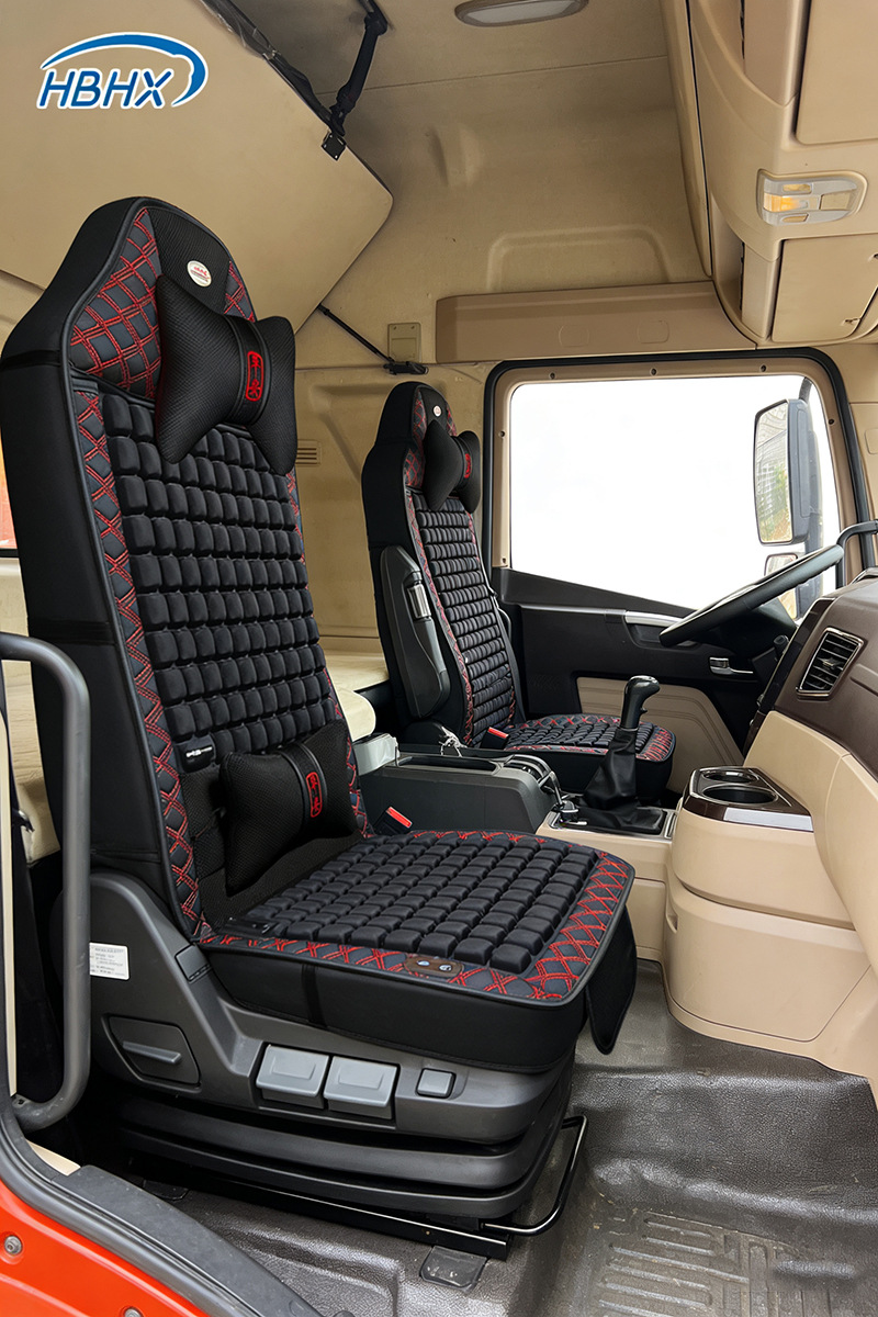 Truck Ventilated Seat Cushion, Summer Seat Cushion, Cool and Breathable, Special Massage Cooling Cushion for Forklift and Bus Driver's Seat