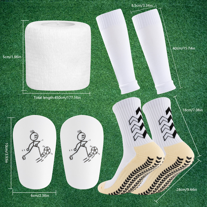 Amazon Footballsocks レッグガード 大人用サッカーソックス サッカーレガース ソックスストラップ|undefined