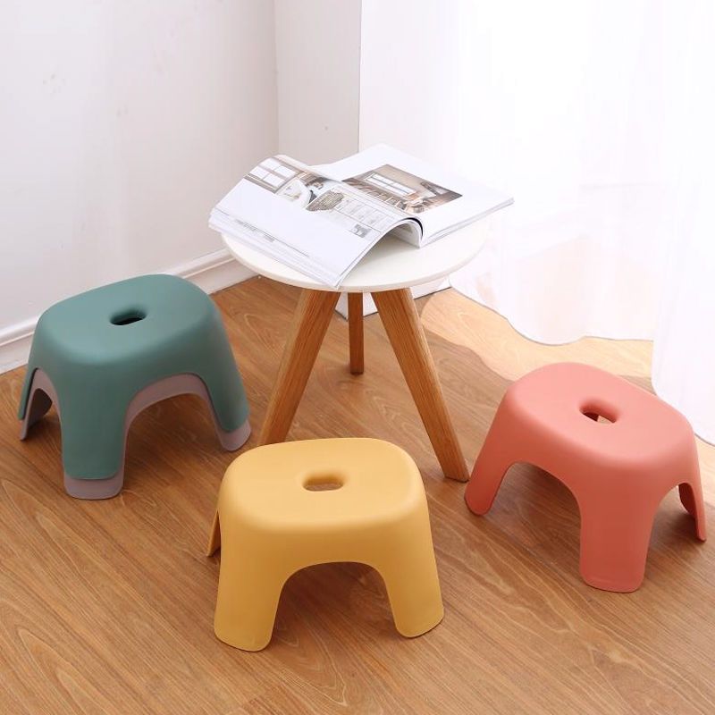 stool wholesale household Plastic stool Shower Room thickening Slip stool a living room Shoe changing stool Footstool study Low stool