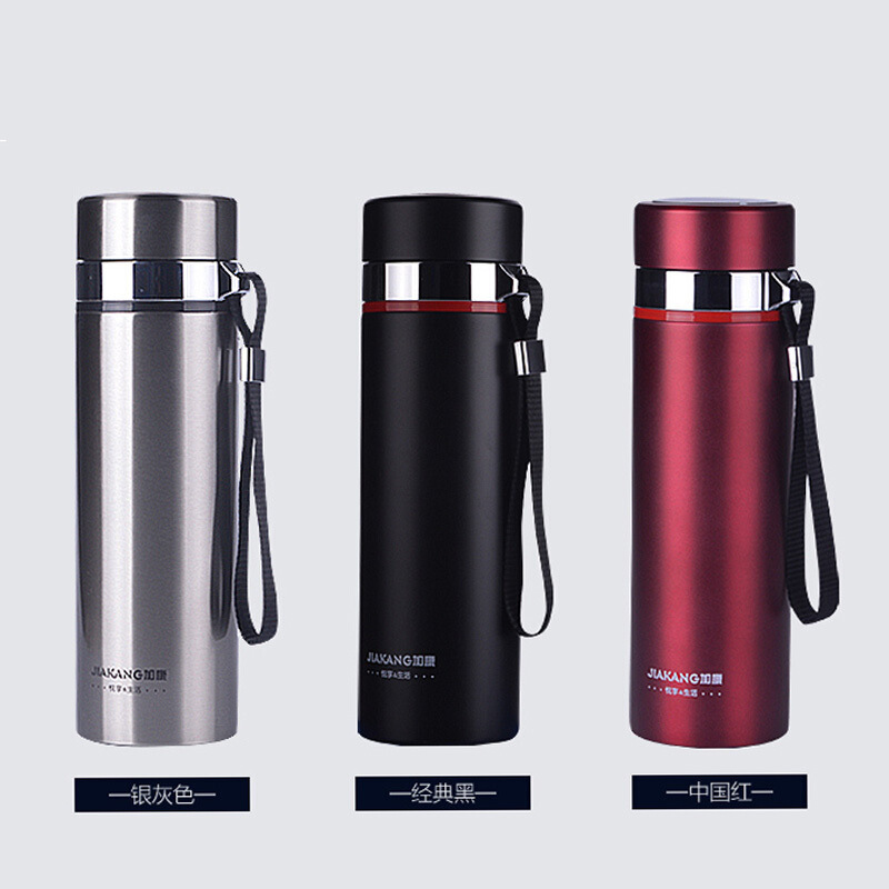 加康新款商务304不锈钢保温杯子水杯定制 时尚广告礼品杯直供批发