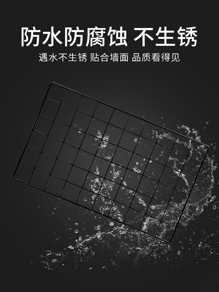 Black bold mesh grid photo wall hanging decor iron mesh fence shelf grid net exhibition display stand hanging