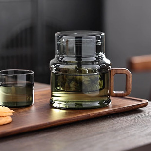 Heat-Resistant Glass Teapot Kung Fu Tea Set Green Tea Pot Flower Tea Pot Filter Herbal Tea Brewing Teapot Tea Brewing Teapot Free Shipping