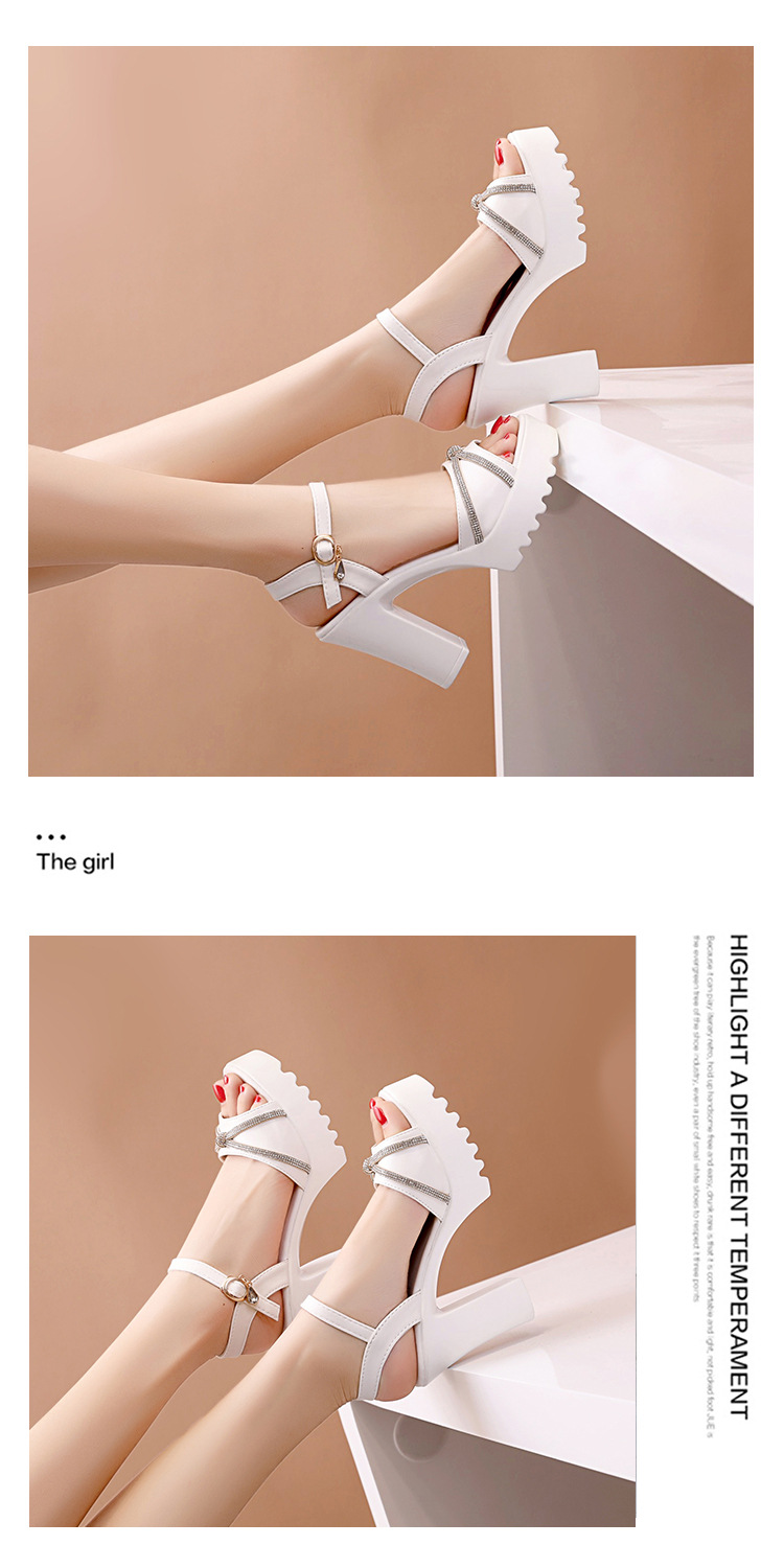 Sandales hautes à talons épais, plateforme imperméable, polyvalentes, en cuir souple, confortables et élégantes, nouvelle collection 2024_voghion.com