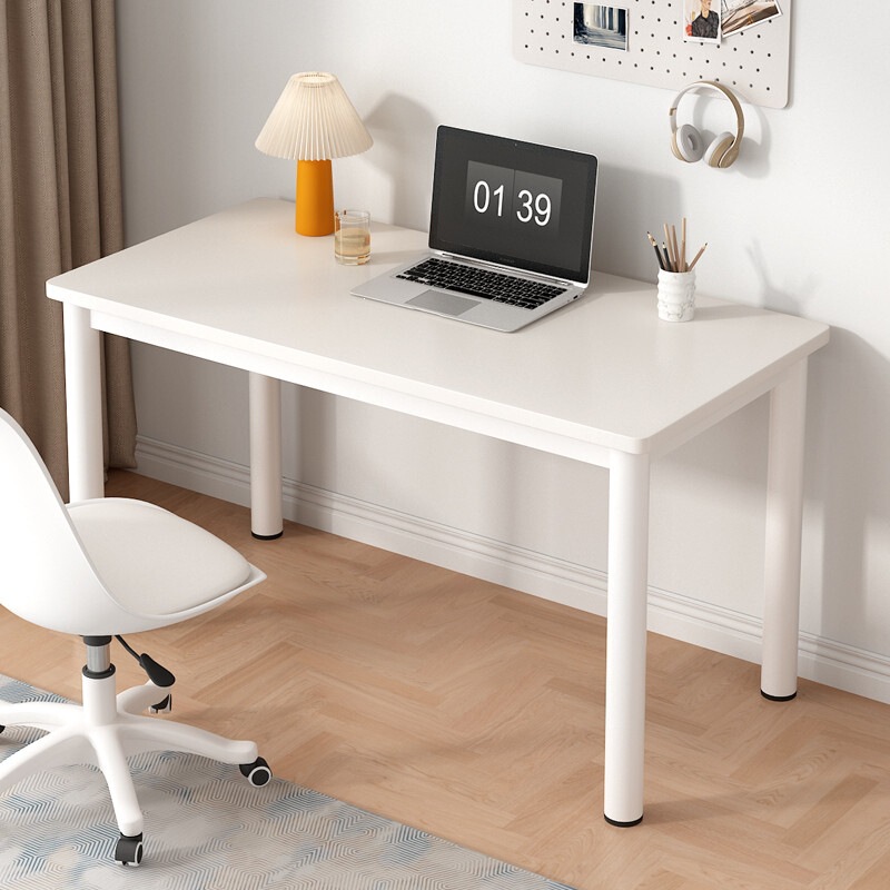 Simple Computer Desk for Home Use, White Study Desk for Bedroom, Student Writing Desk, Small Apartment Desktop Computer Desk, Office Desk Simple Computer Desk for Home Use, White Study Desk for Bedroom, Student Writing Desk, Small Apartment Desktop Computer Desk, Office Desk
