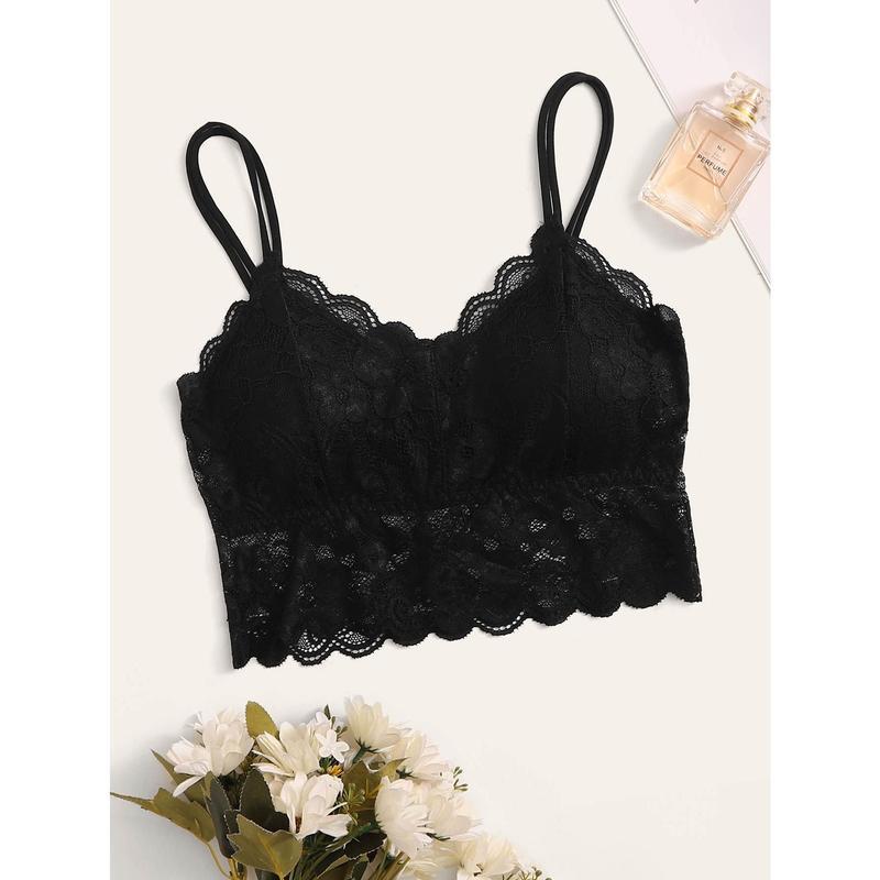 Floral Lace Bralette LingerieSexy charming beautiful and