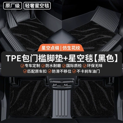 Universal Foot Pad: for both new and old - double-layer-black-starry-sky-blanket-tpe-door-sill-mat