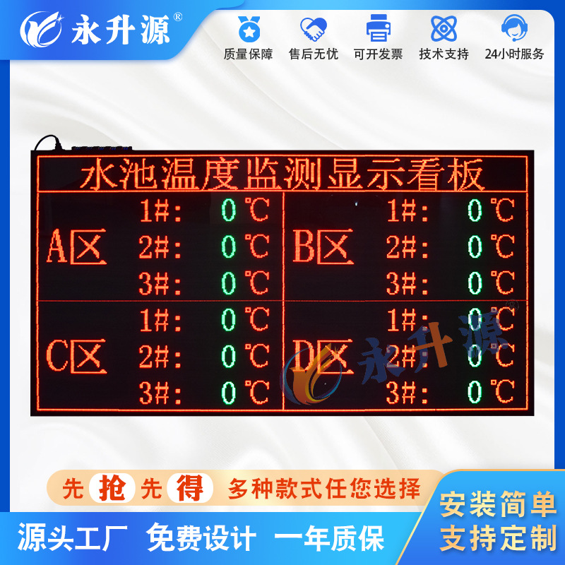 ˮ���¶ȼ����ӿ��幤ҵ����¯����Һ̯���¶�����led��ʾ��