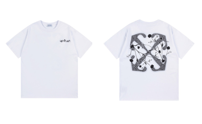 トレンディな漫画落書き油絵矢印半袖男性と女性ルーズカップル OFW 純綿半袖 Tシャツ夏 mk ゼブラ|undefined