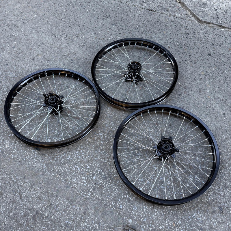 QiuLongJiFeng modified front 1.60*21 enlarged 7 series aluminum alloy wheel rim assembly performance version front wheel rim