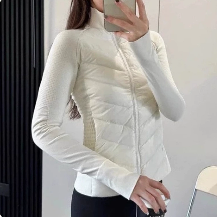 Женский пуховик из гусиного пуха, легкий, премиум-класса, новый стиль, зимняя корейская версия, одежда для йоги больших размеров, Пинху