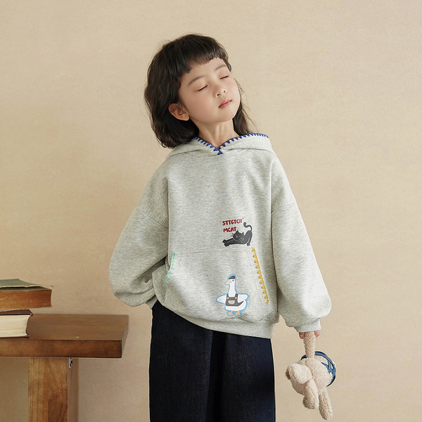 Demi-season autumn cartoon children's hoody