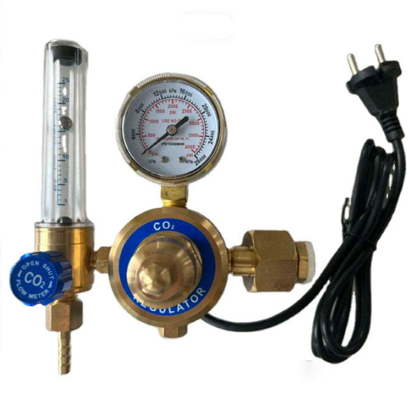 二氧化碳加热减压器RUSSIA CO2 REGULATOR WITH HEATER G3/4螺纹