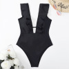 Source factory ins Retro Simplicity Conjoined Swimsuit Japan and South Korea sexy Backless bikini Spa swimsuit women