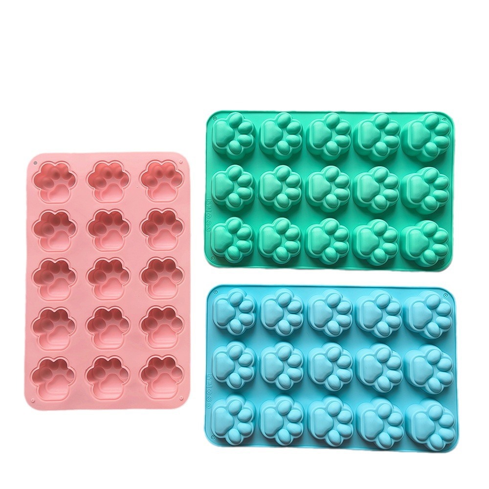 15 garras de gato 360 pastel molde de galletas heladas chocolate molde de pudín